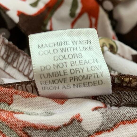 Women Sleeveless Floral Brown Tank Top Cottagecore Boho Fairy Summer Size 18/20W - Picture 5 of 7